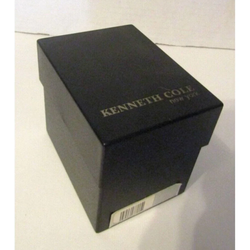 Kenneth Cole New York Watch Vintage Stainless Steel With Box Booklet KC4349
